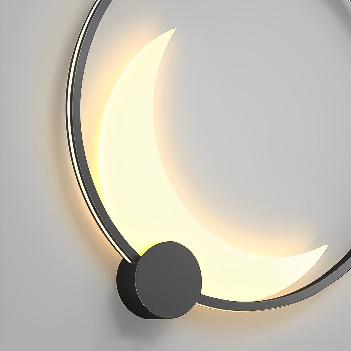 Crescent Moon Outdoor Wall Light, Stainless Steel, IP65