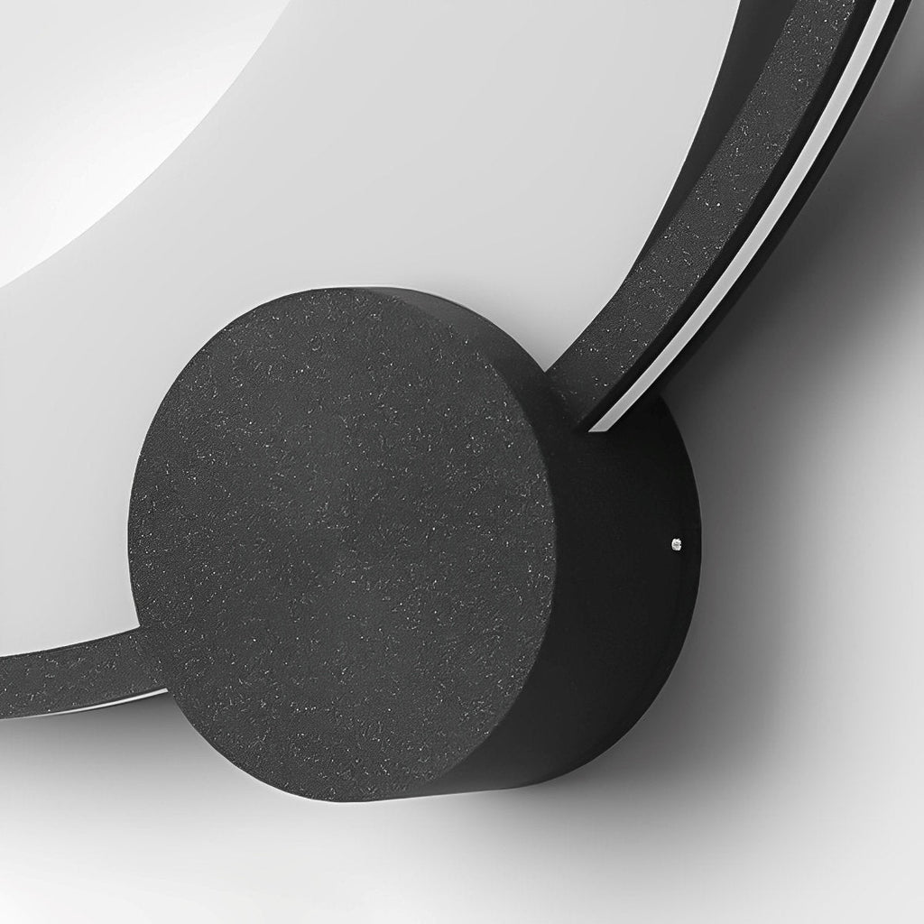 Crescent Moon Outdoor Wall Light, Stainless Steel, IP65