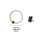 Crescent Moon Outdoor Wall Light, Stainless Steel, IP65