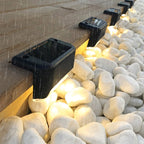 Solar Stair Lights with Dusk-to-Dawn Sensor, IP65 LED
