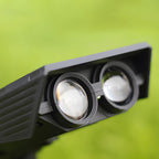 Solar Garden Spike Light with Adjustable Zoom Spotlight