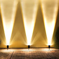 Solar Garden Spike Light with Adjustable Zoom Spotlight