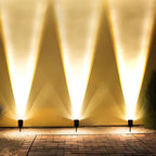Solar Garden Spike Light with Adjustable Zoom Spotlight