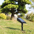 Solar Garden Spike Light with Adjustable Zoom Spotlight