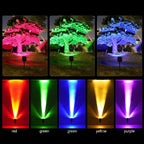 Solar Garden Spike Light with Adjustable Zoom Spotlight