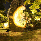 Solar Garden Spike Light with Adjustable Zoom Spotlight