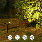 Solar Garden Spike Light with Rotating Head, IP55
