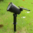 Solar Garden Spike Light with Rotating Head, IP55