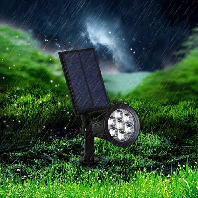 Solar Garden Spike Light with Rotating Head, IP55