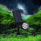 Solar Garden Spike Light with Rotating Head, IP55