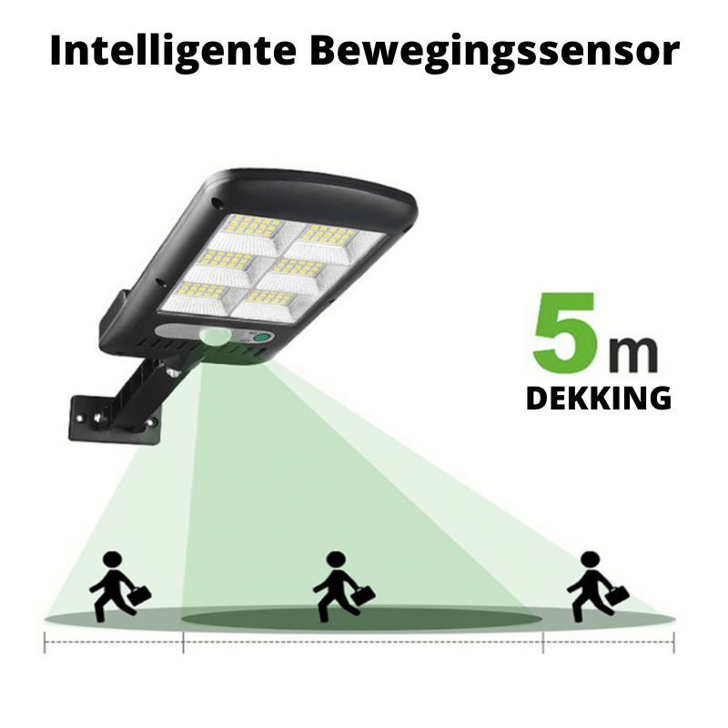 Solar Outdoor Wall Light with Motion Sensor and Remote