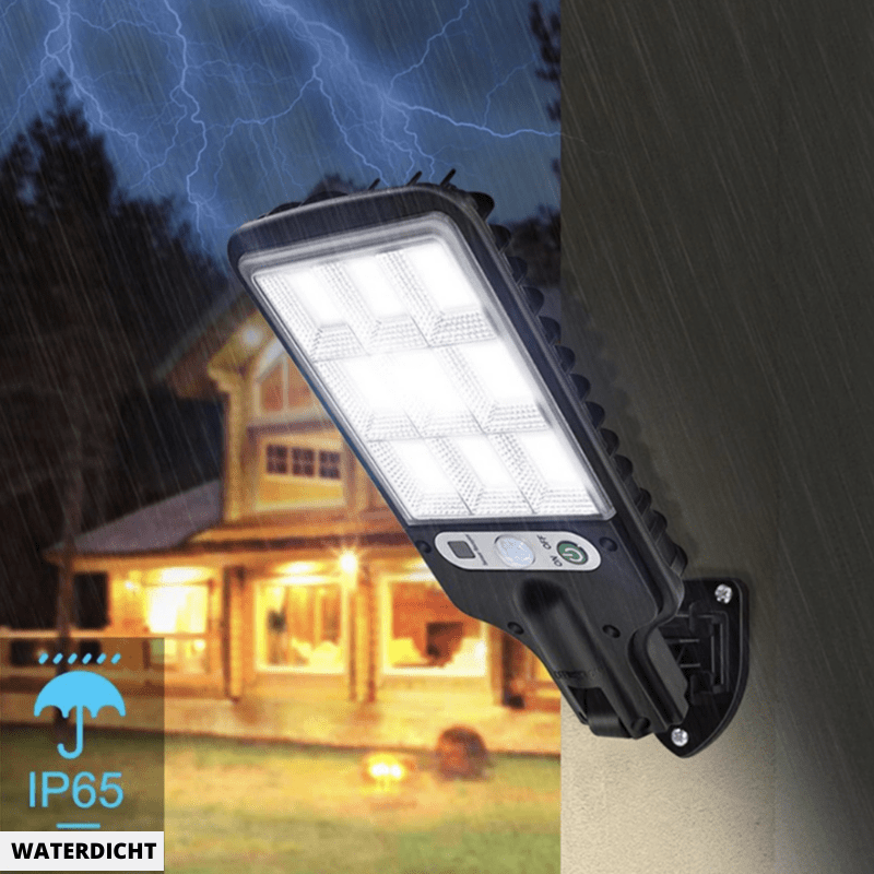 Solar Outdoor Wall Light with Motion Sensor and Remote