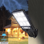 Solar Outdoor Wall Light with Motion Sensor and Remote