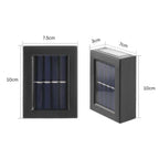 Solar Up Down Wall Lights, 2 Pack, IP65 Dusk to Dawn
