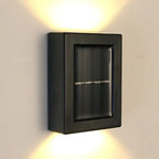 Solar Up Down Wall Lights, 2 Pack, IP65 Dusk to Dawn