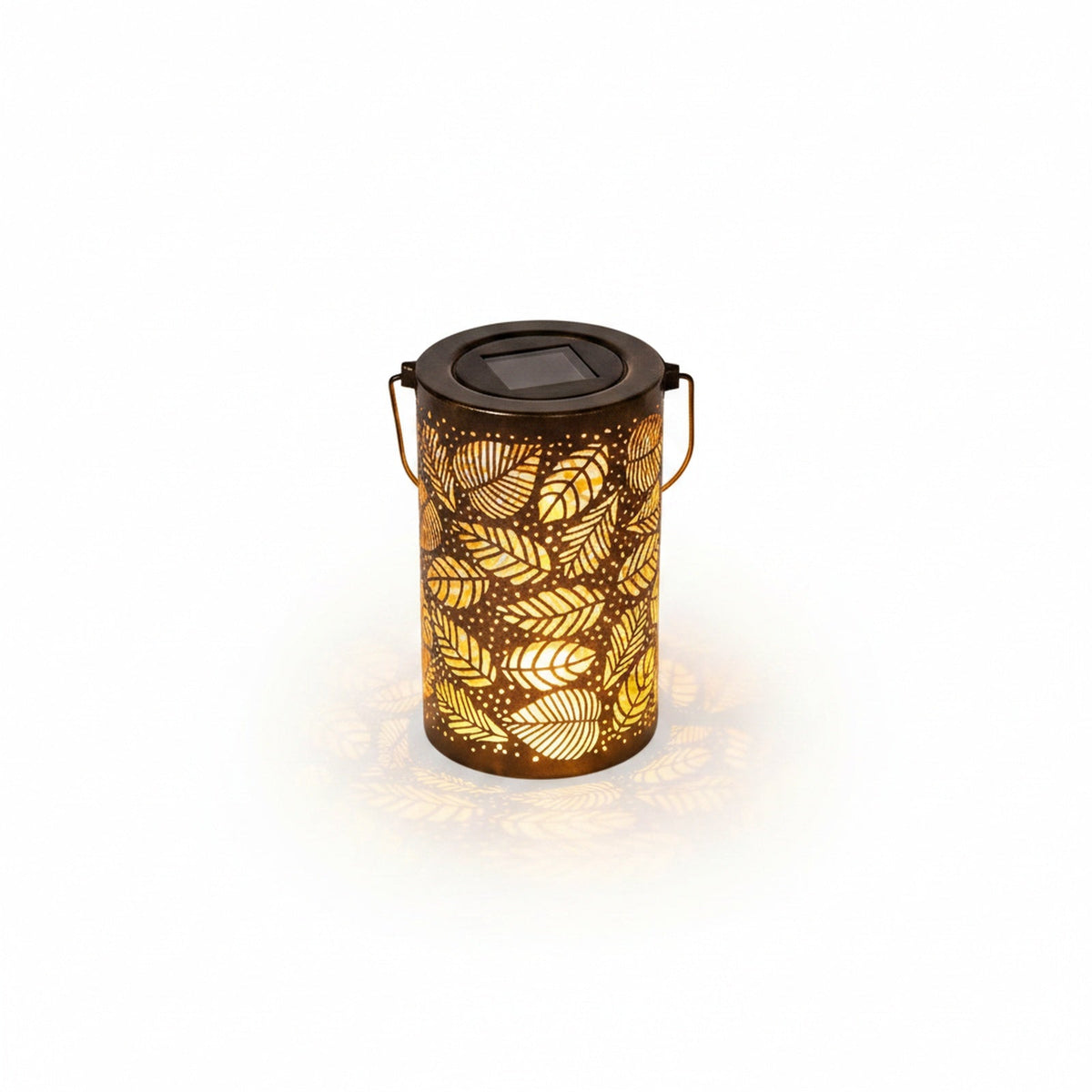 Solar Garden Lantern with Cut-Out Pattern, Dusk to Dawn