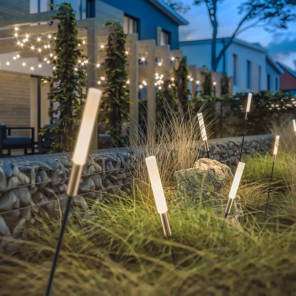 Solar Reed Garden Stake Lights with LED, 65 cm