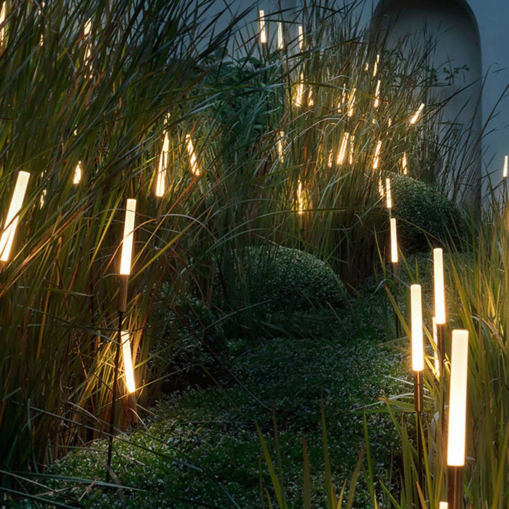 Solar Reed Garden Stake Lights with LED, 65 cm