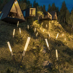 Solar Reed Garden Stake Lights with LED, 65 cm