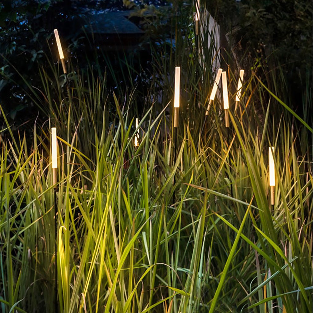 Solar Reed Garden Stake Lights with LED, 65 cm