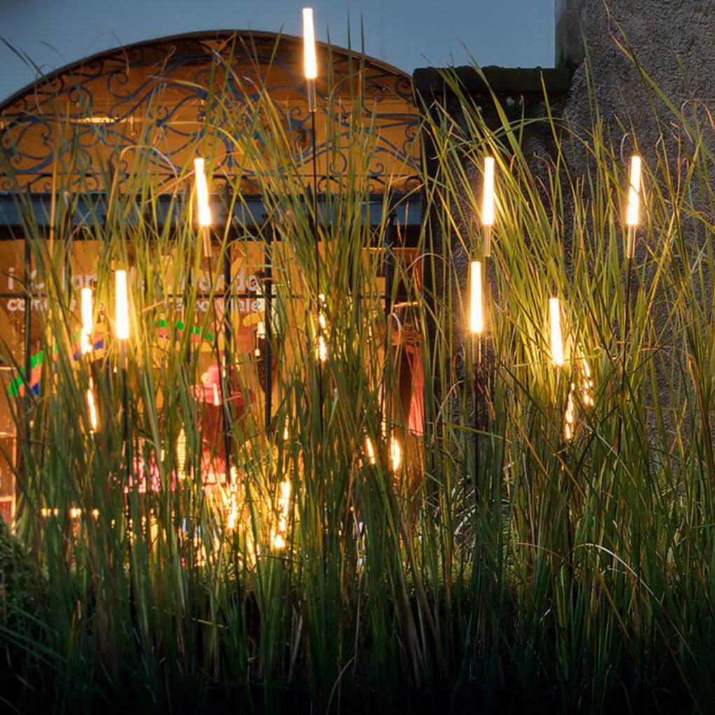 Solar Reed Garden Stake Lights with LED, 65 cm