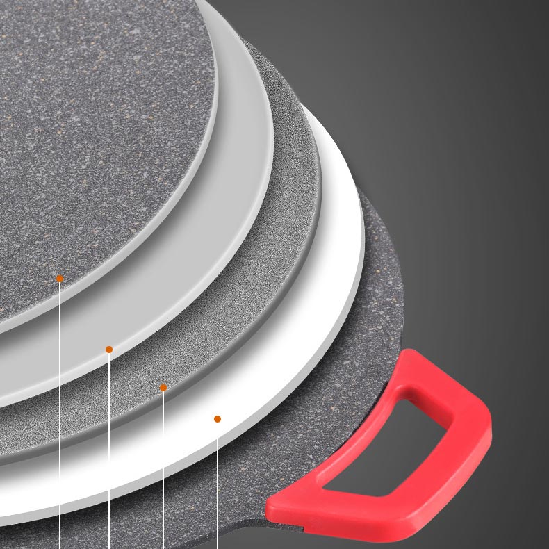 Smokeless Electric Grill Plate, 28 cm, 5 Heat Settings