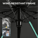 Compact Capsule Umbrella with UPF50+ UV Coating, Pocket Size