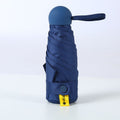 Compact Capsule Umbrella with UPF50+ UV Coating, Pocket Size