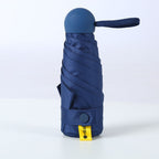 Compact Capsule Umbrella with UPF50+ UV Coating, Pocket Size