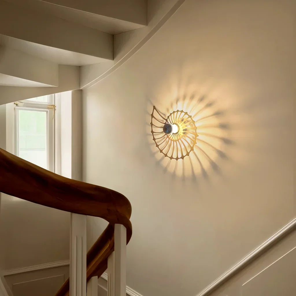 Round Handmade Ceramic Wall Light, 35 to 50 cm, Gold or Black