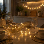 Battery Fairy Lights, Warm White LED Star String