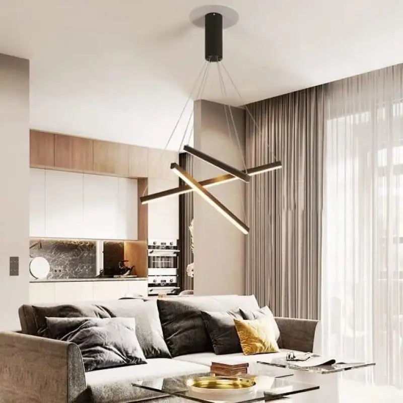 XXL LED Staircase Pendant Light, Aluminium and Acrylic, 300cm