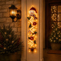 Light-Up Christmas Door Decoration, Six Motifs