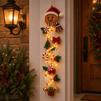 Light-Up Christmas Door Decoration, Six Motifs