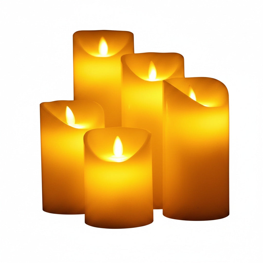 Flameless LED Candles with Realistic Flickering Flame, Multi-Packs