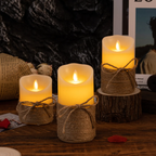 Flameless LED Candles with Realistic Flickering Flame, Multi-Packs