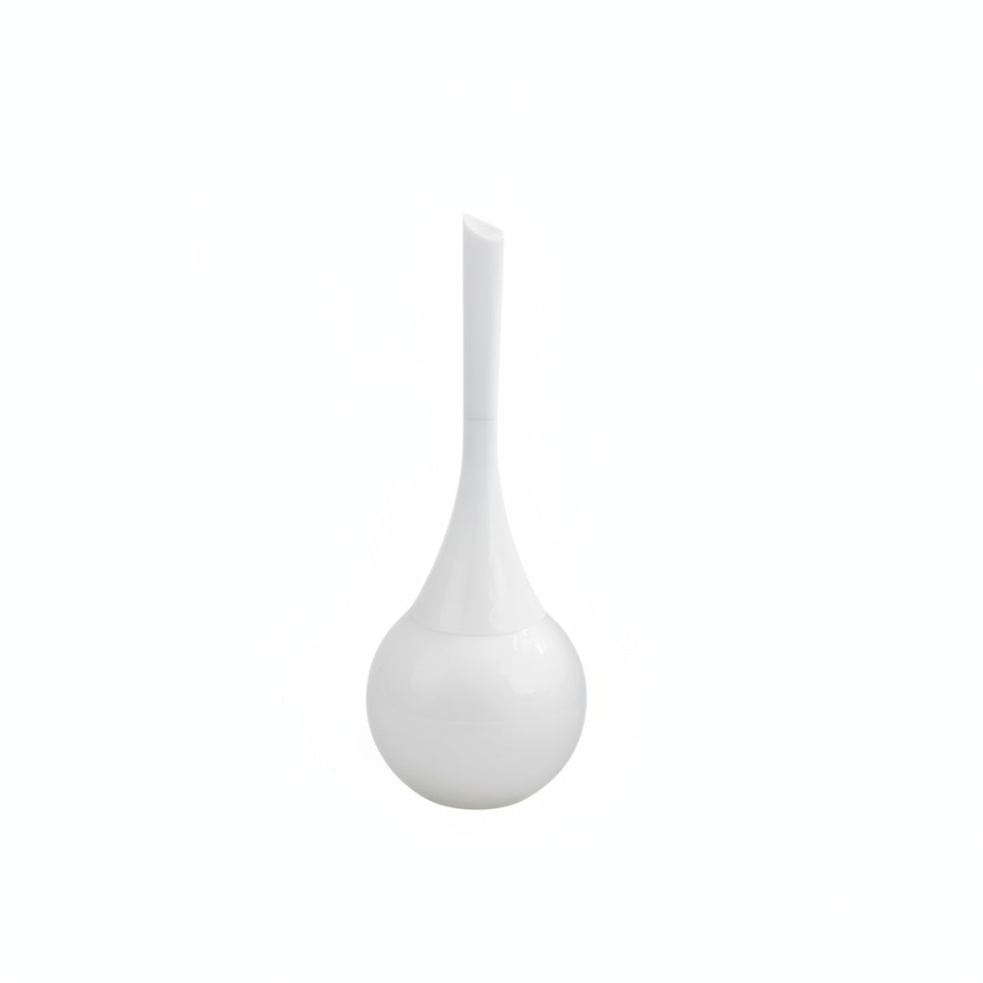 Toilet Brush with Sphere-Base Holder, ABS, Four Finishes