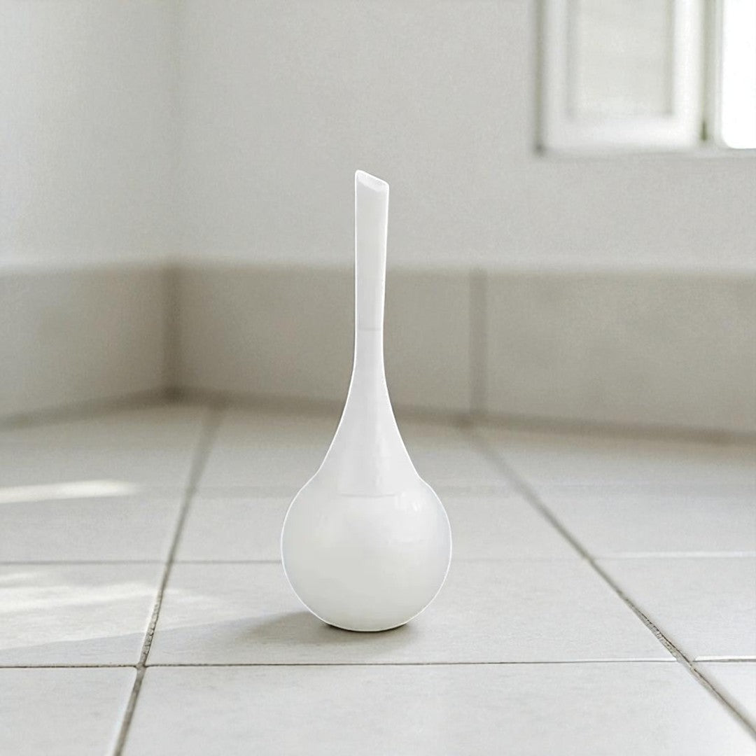 Toilet Brush with Sphere-Base Holder, ABS, Four Finishes