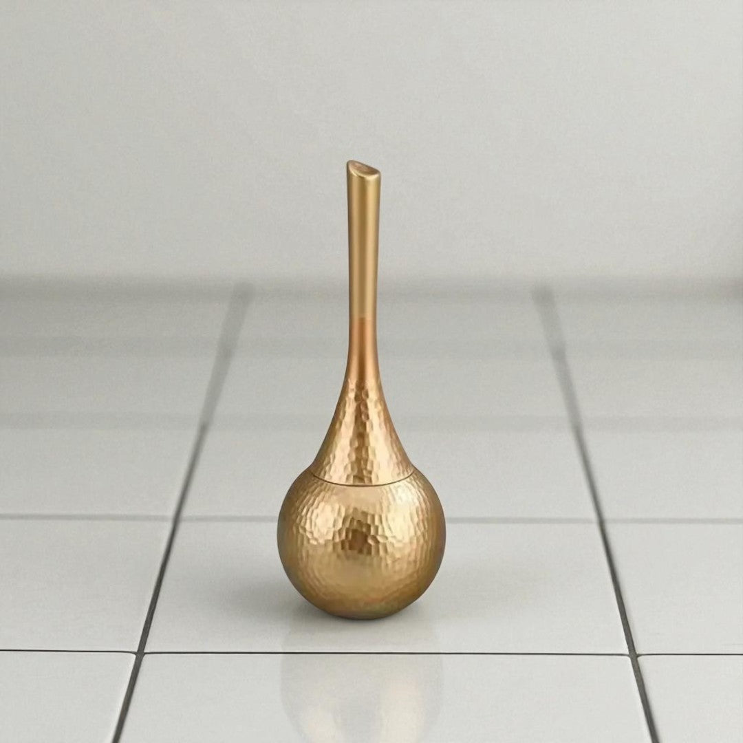 Toilet Brush with Sphere-Base Holder, ABS, Four Finishes