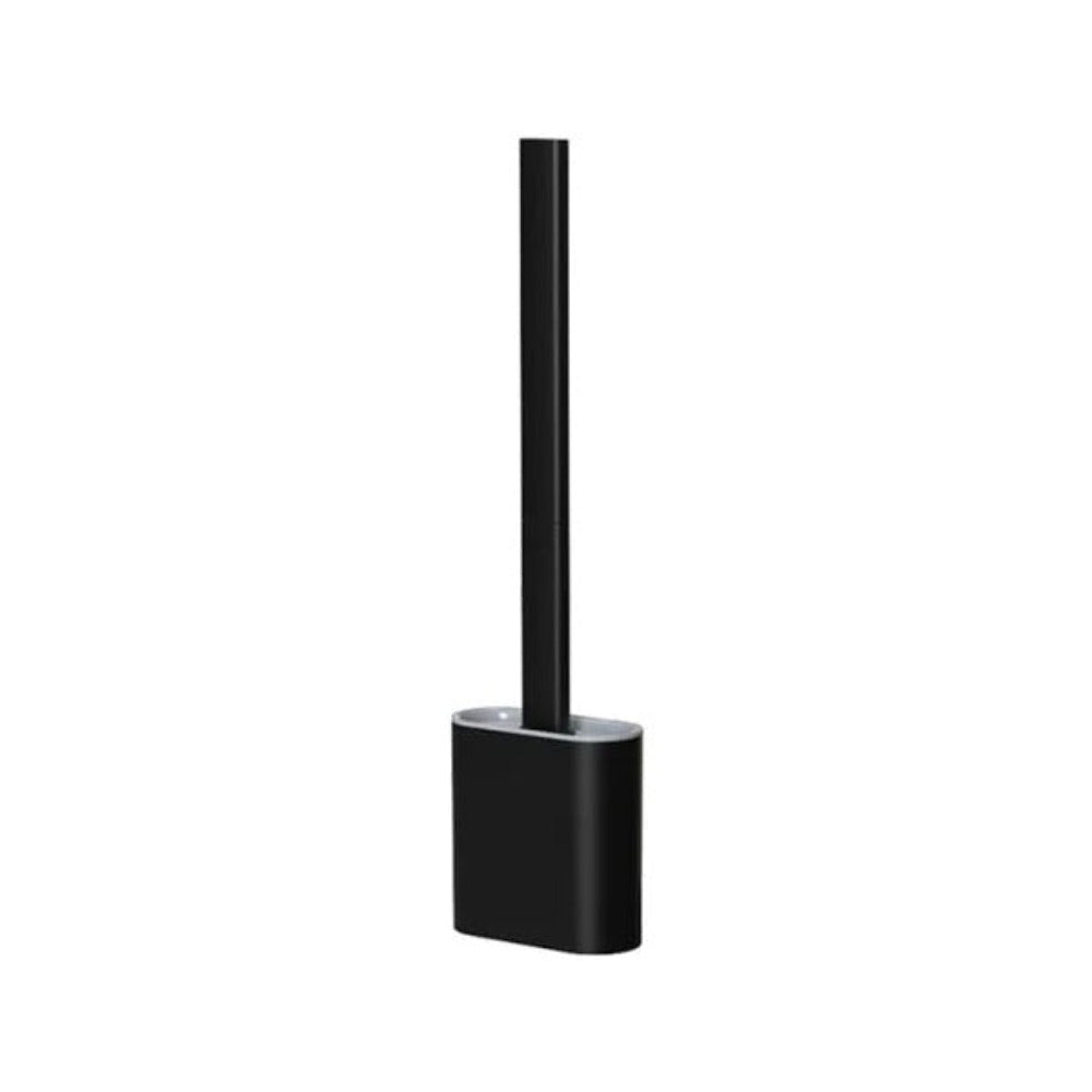 Silicone Toilet Brush with Wall-Mountable Holder, 39cm
