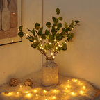 Pre-Lit Artificial Branches with 120 Warm White LEDs, 70 cm