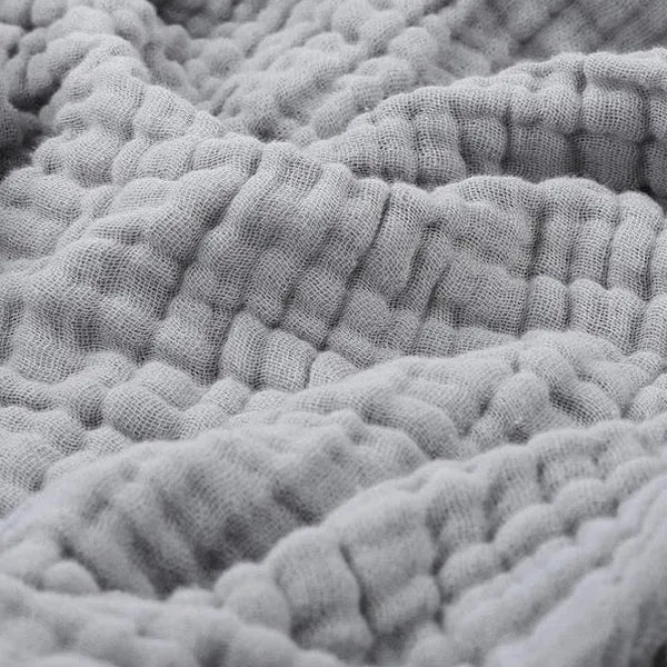 Soft Muslin Cotton Throw Blanket, Six Colours, Three Sizes
