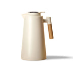Vacuum Flask with Temperature Display, 1 Litre, Wood Handle
