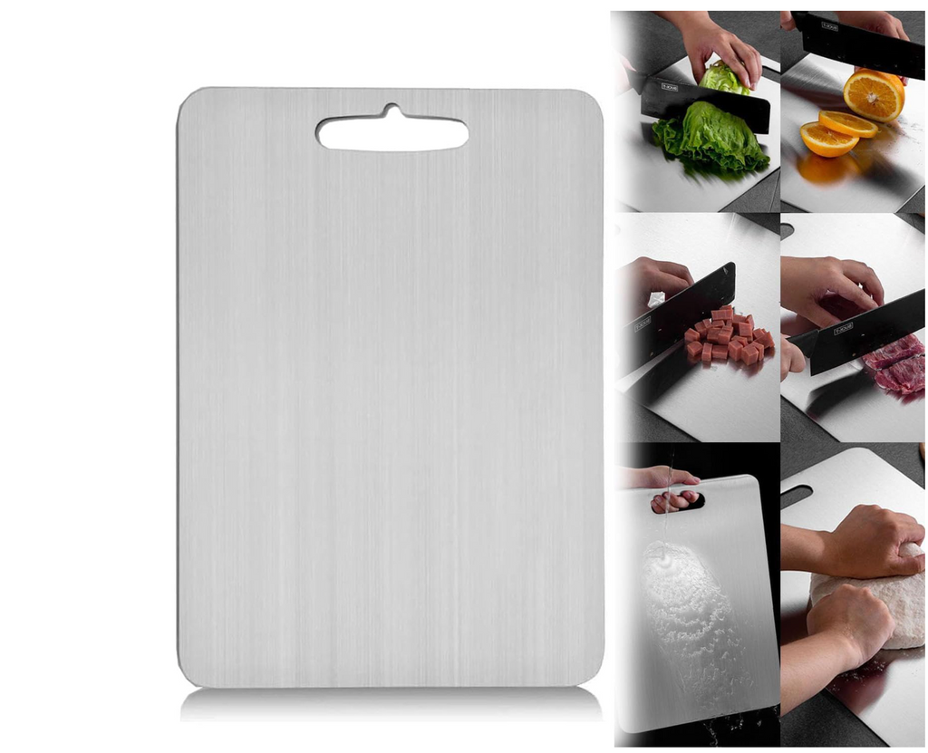 Scratch Resistant Titanium-Coated Chopping Board, BPA Free