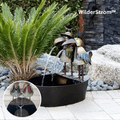 Polyresin Animal Water Fountain with Pump for Garden and Patio