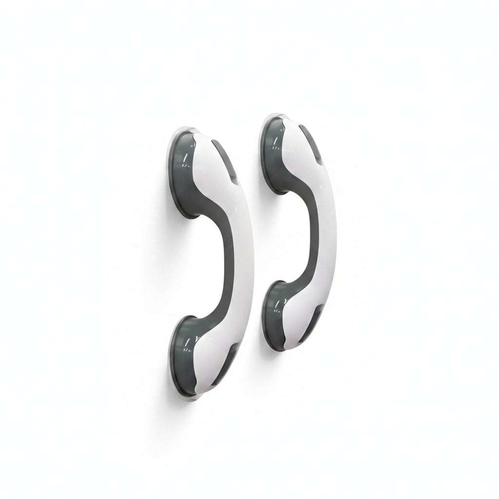 Suction Cup Shower Grab Handle, No-Drill Bathroom Fitting