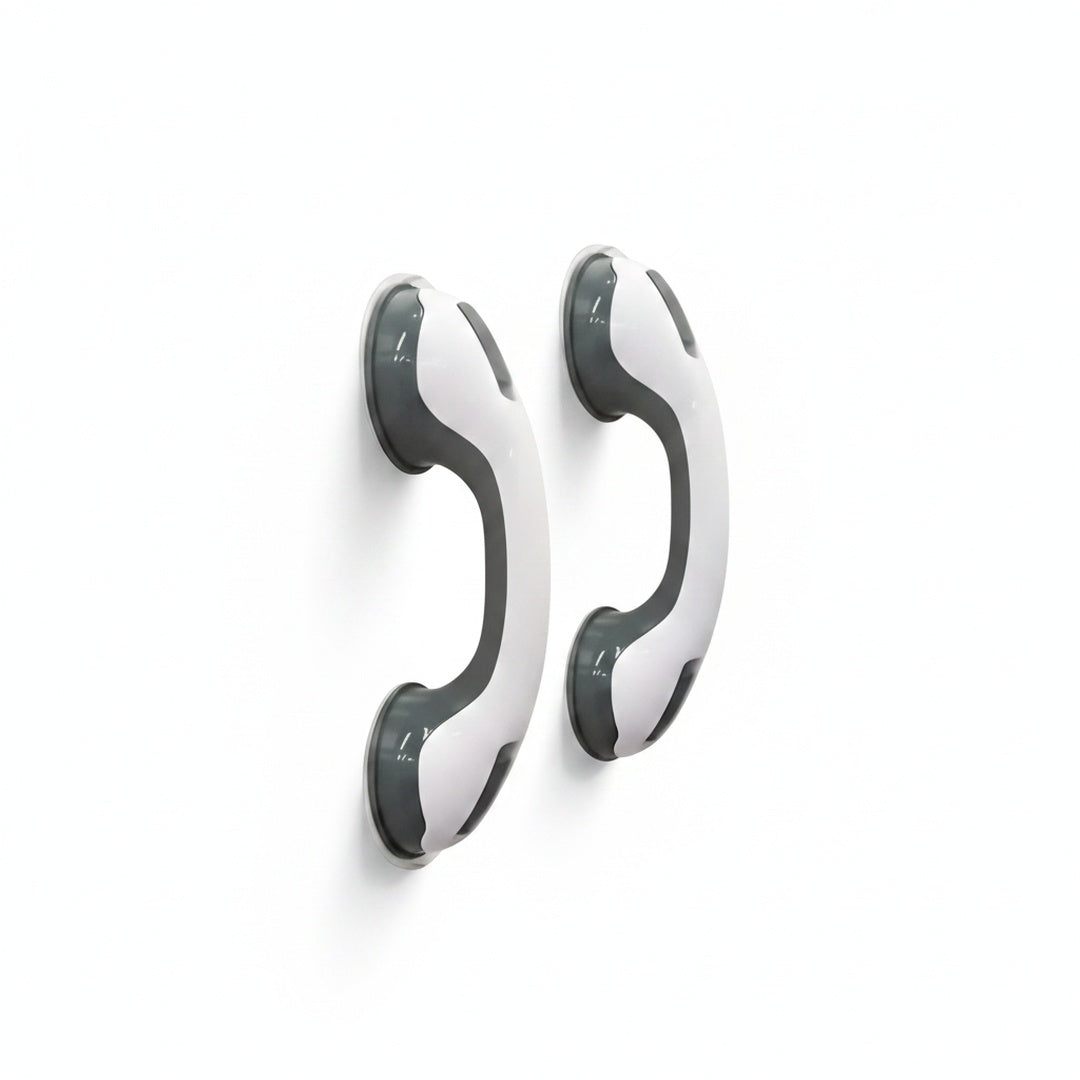 Suction Cup Shower Grab Handle, No-Drill Bathroom Fitting