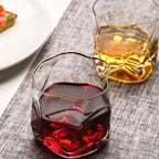 Textured Whisky Glasses, Set of 2, 300 ml Tumblers