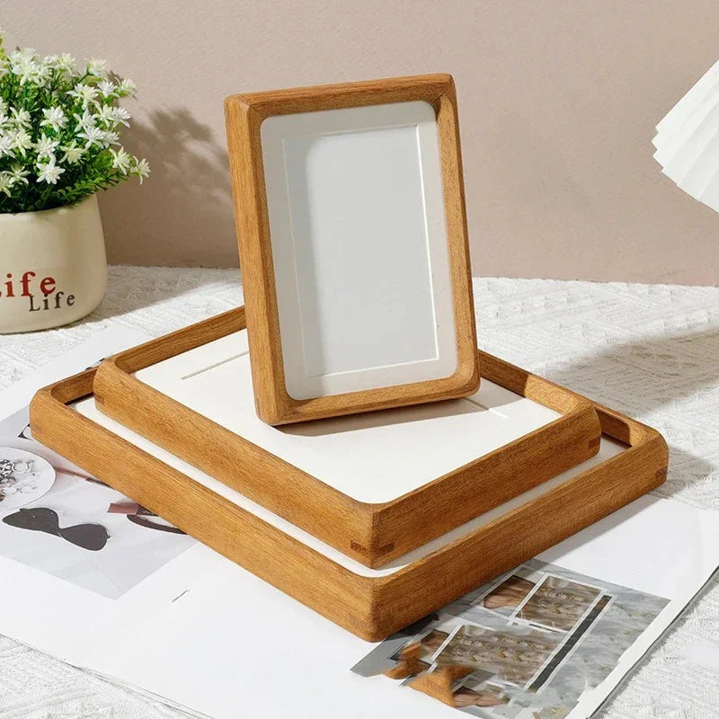 Solid Wood Photo Frame with Rounded Corners, Five Sizes
