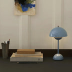 Cordless Outdoor Table Lamp, Dimmable Warm LED, 30cm